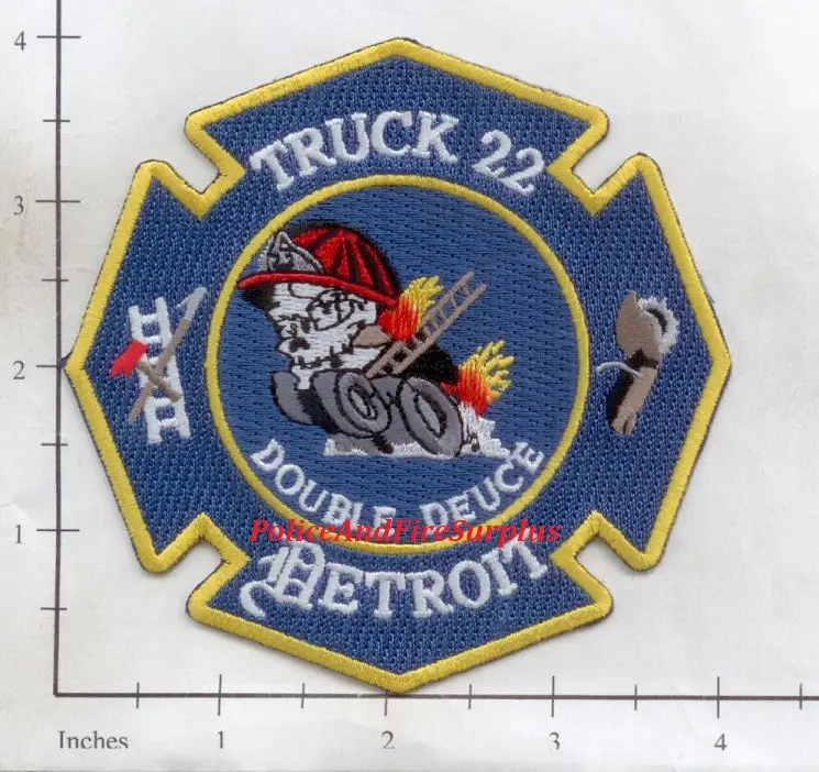 Michigan - Detroit Ladder 42 Fire Dept Patch 1