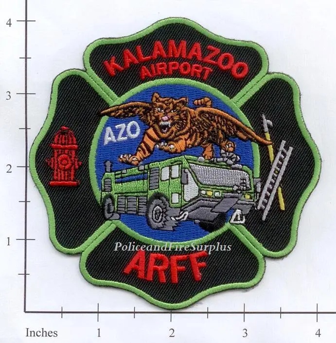Michigan - Kalamazoo Airport Arff Fire Dept Patch 1