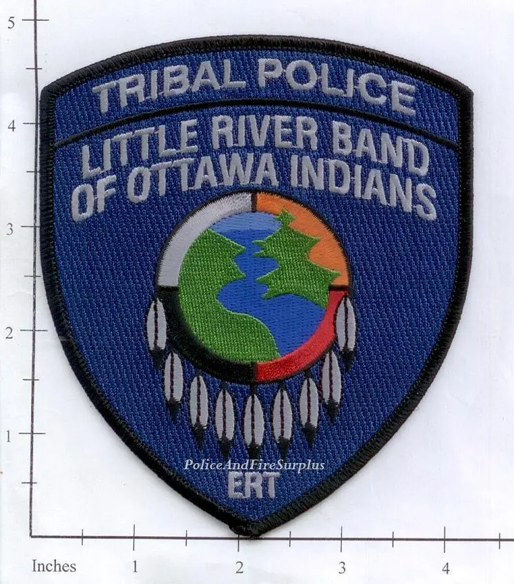 Michigan - Little River Band Of Ottawa Indians Tribal Police Dept Patch 1