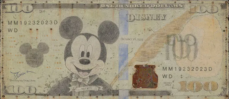 Mickey 100 Hundred Dollar Bill - Trevor Mezak 1