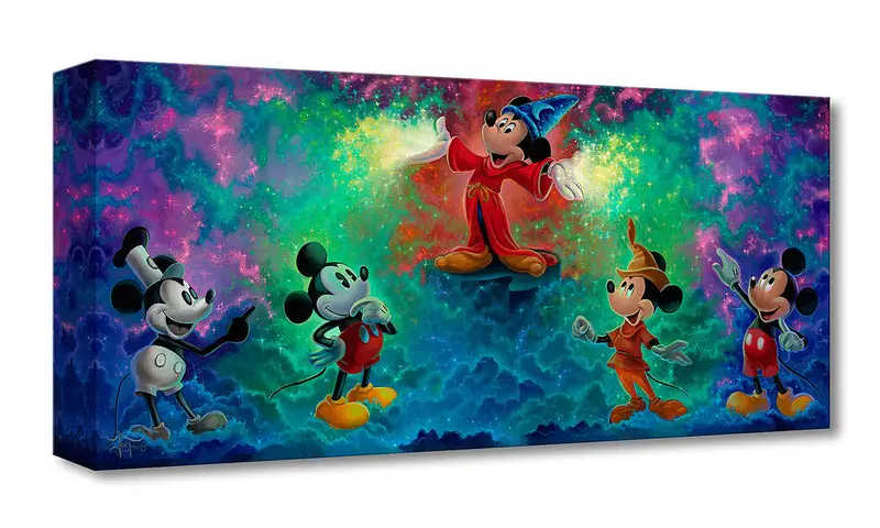 Mickey's Colorful History - Jared Franco - Treasures On Canvas 1