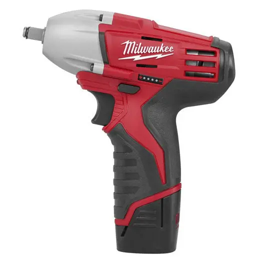 Milwaukee M12 Cordless 3/8'' Square Drive Impact Wrench Kit: Mlw2451-22 1