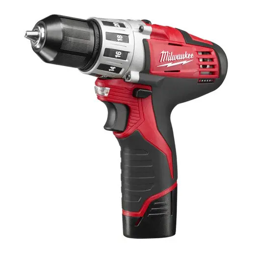 Milwaukee M12 Cordless Drill Driver Kit: Mlw2410-22 1