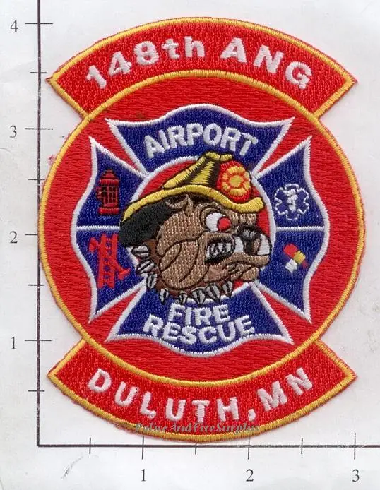 Minnesota - Duluth 148Th Ang Airport Rescue Fire Dept Patch 1