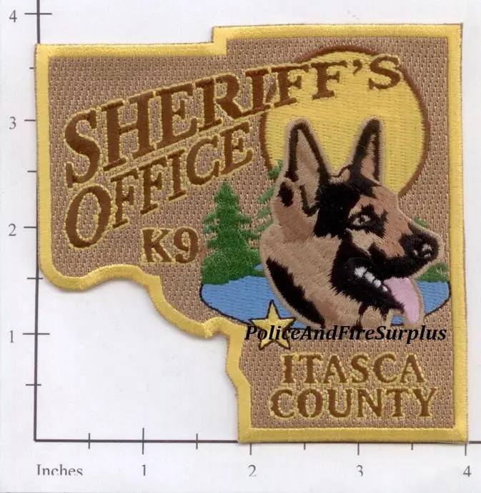 Minnesota - Itasca County Sheriff's Office K-9 Police Dept Patch 1