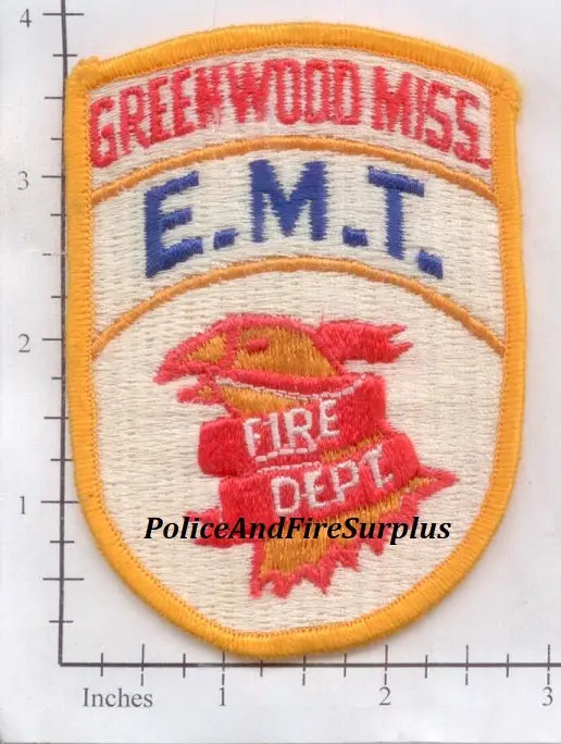 Mississippi - Greenwood Emt Fire Dept Patch 1
