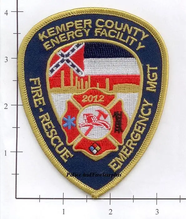 Mississippi - Kemper County Energy Facility Fire Rescue Fire Dept Patch 1