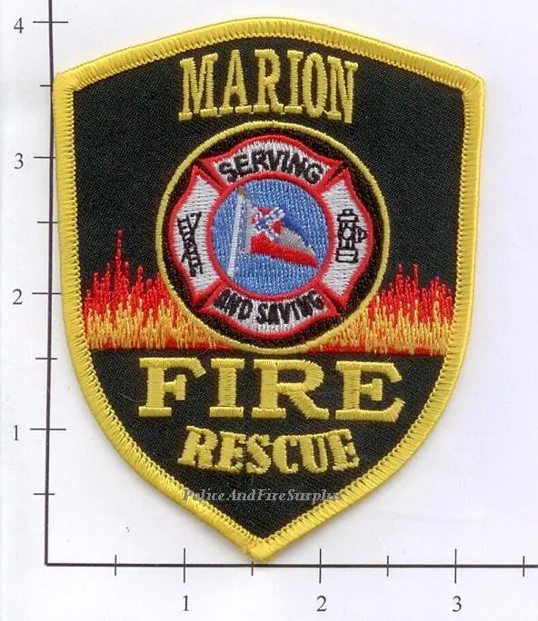 Mississippi - Marion Fire Rescue Fire Dept Patch 1