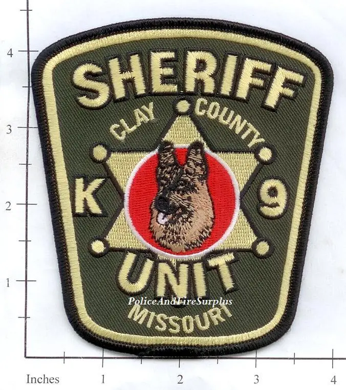 Missouri - Clay County Sheriff K-9 Police Dept Patch 1