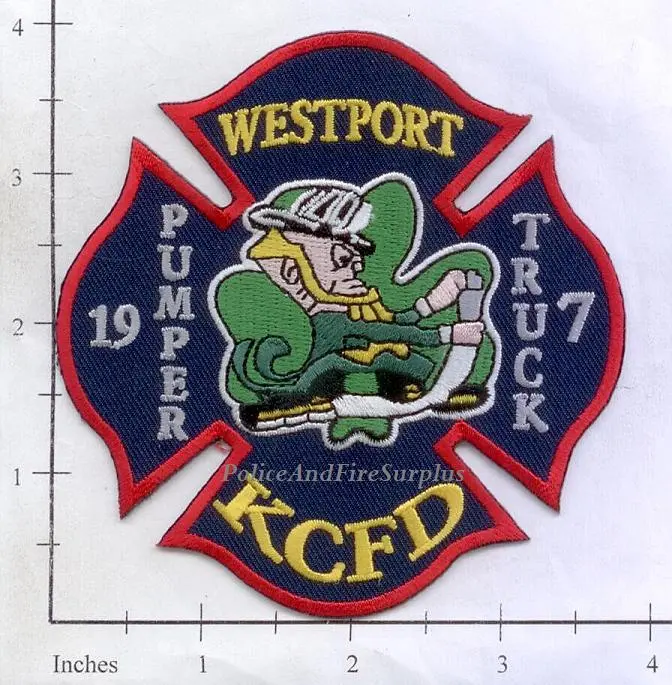 Missouri - Kansas City Pumper 19 Truck 7 Fire Dept Patch 1