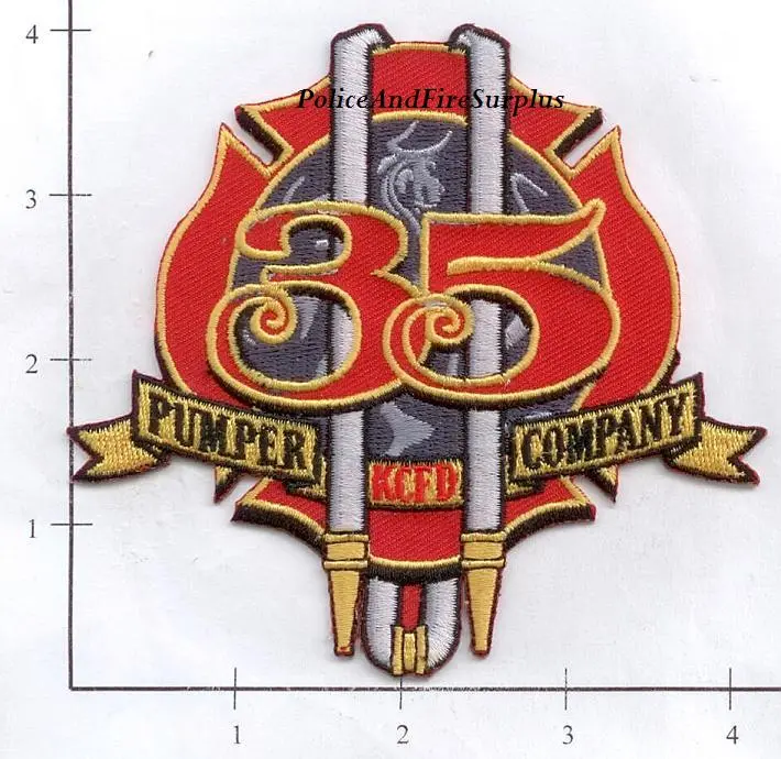 Missouri - Kansas City Pumper 35 Fire Dept Patch 1