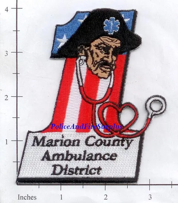 Missouri - Marion County Ambulance District 1 Fire Dept Patch 1