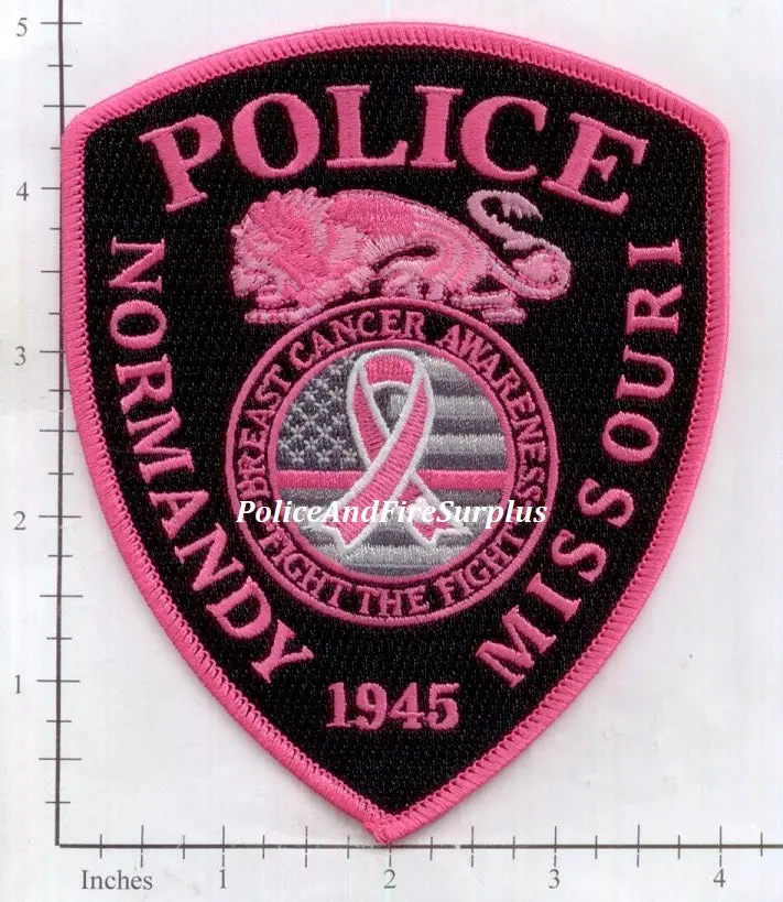 Missouri - Normandy Police Dept Patch Breast Cancer 1