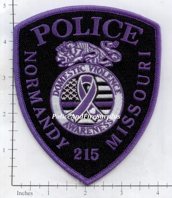 Missouri - Normandy Police Dept Patch Domestic Violence Awareness 1