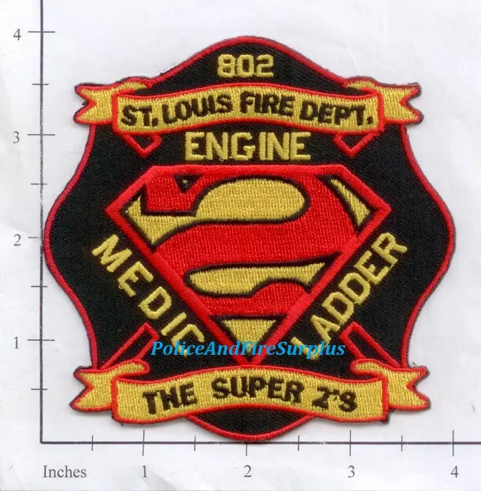 Missouri - St Louis Engine  2 Medic  2 Ladder  2 Fire Dept Patch V2 1