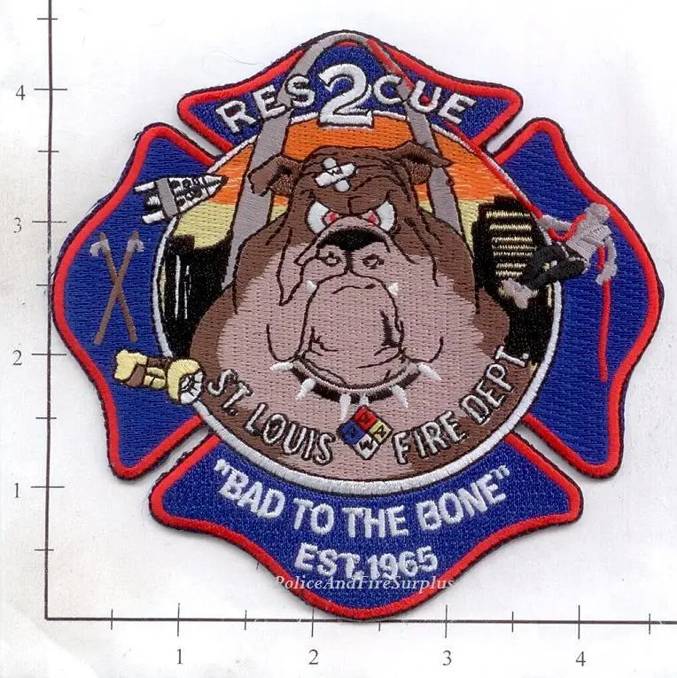 Missouri - St Louis Rescue 2 Fire Dept Patch 1