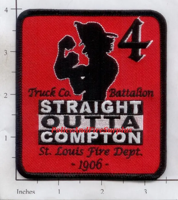 Missouri - St Louis Truck  4 & Battalion 4 Fire Dept Patch 1