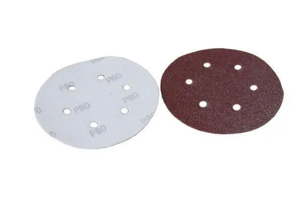 Mixed Grit 150Mm Hook & Loop (Velcro) Abrasive Sanding Pads - Discs 50Pk B8112 1