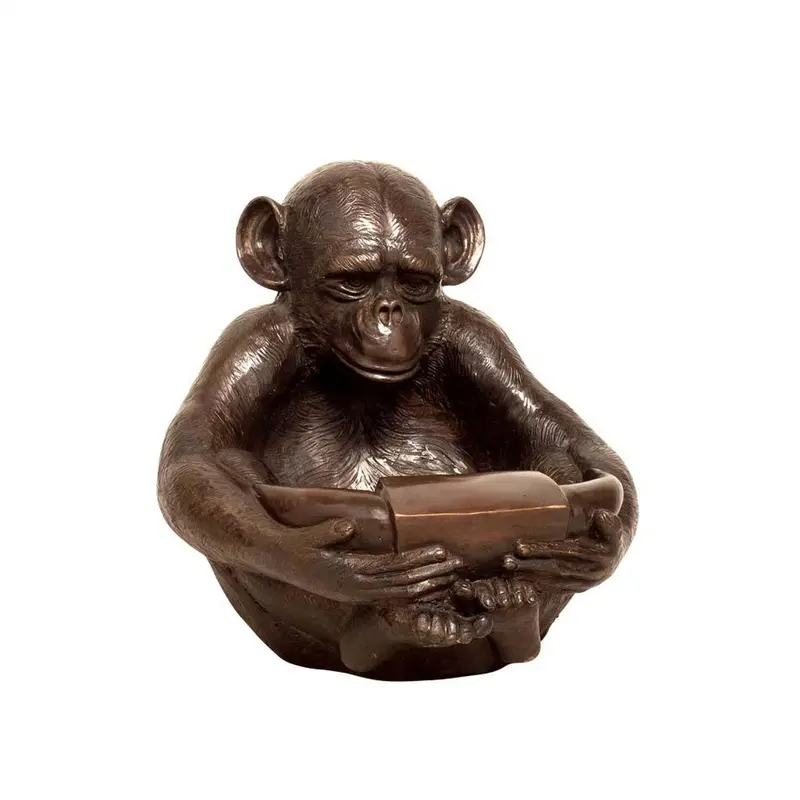 Monkey Holding A Bowl 1
