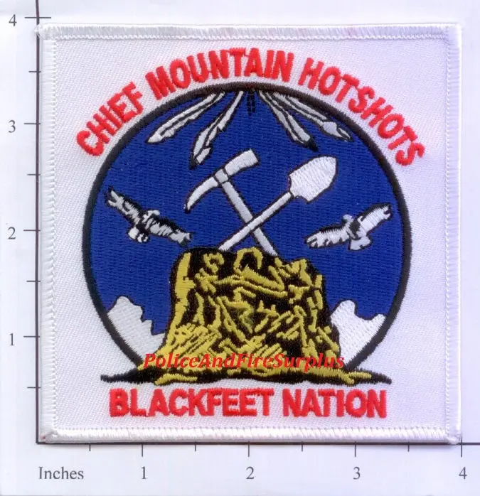 Montana - Chief Mountain Hot Shots Fire Dept Patch 1