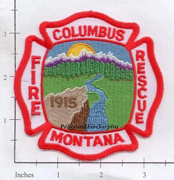 Montana - Columbus Fire Rescue Patch 1