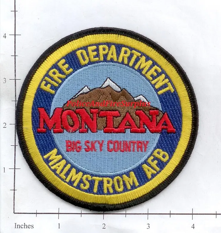 Montana - Malmstrom Air Force Base Fire Dept Patch 1