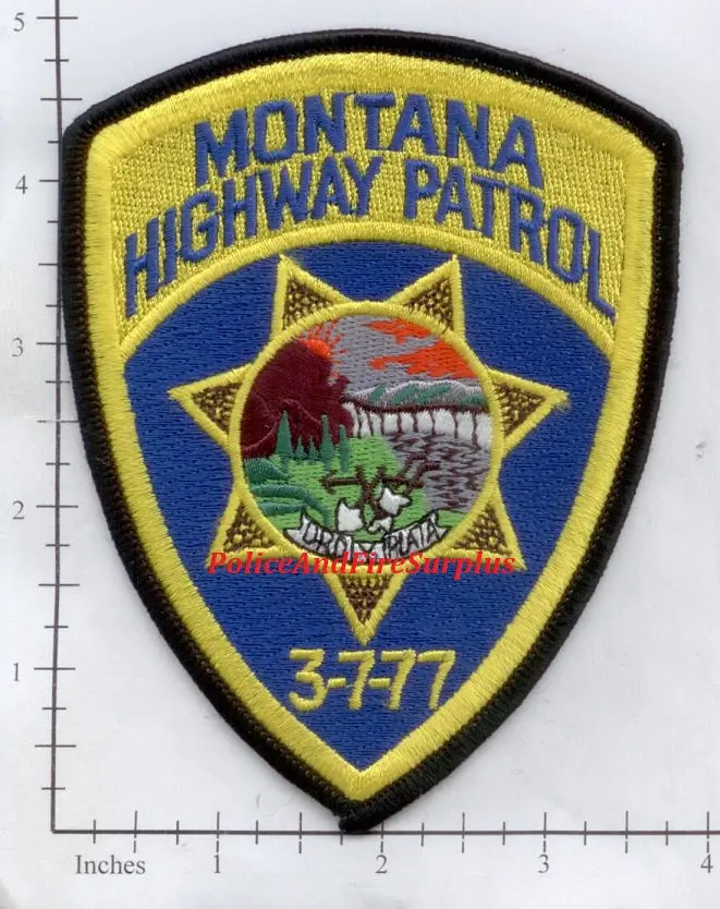 Montana - Montana Highway Patrol State Police Dept Patch 1