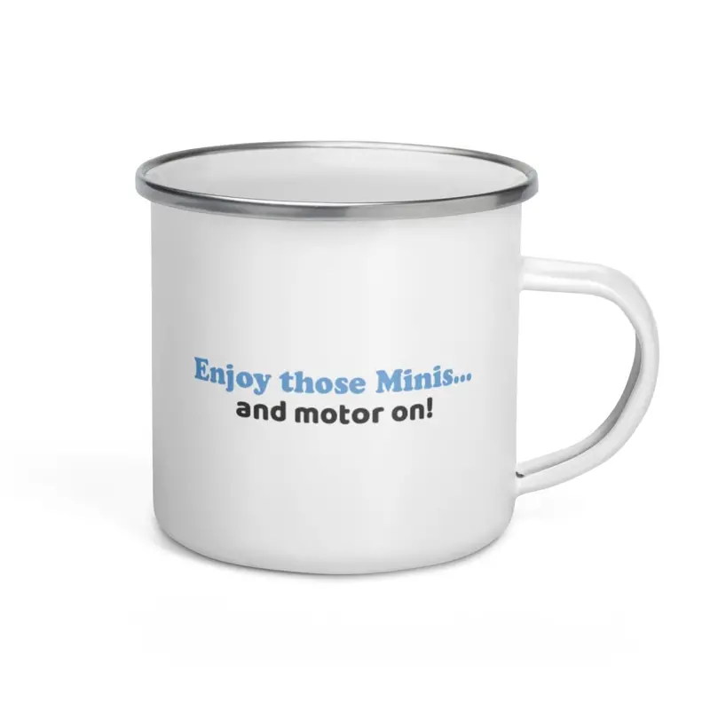 Motor On! - Enamel Mug 1