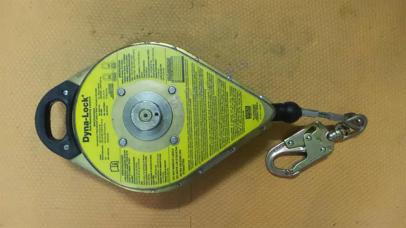 Msa 506202 Dyna-Lock Self Retracting Lanyard 30' Lifeline Srl Fall 400 1