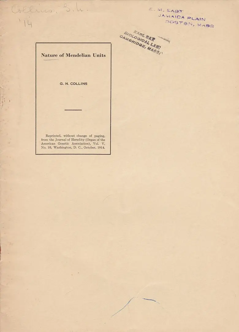 Nature Of Mendelian Units 1