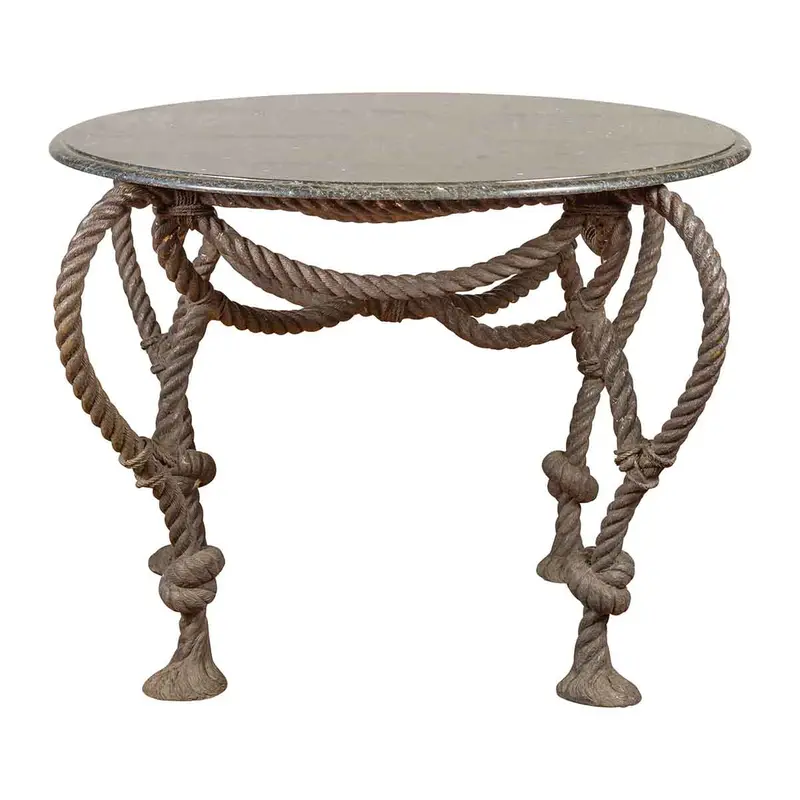Nautical Rope Table Base - Tall 1