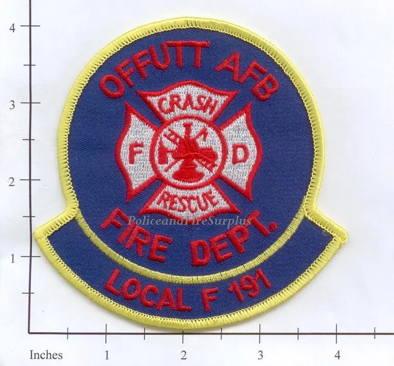 Nebraska - Offutt Air Force Base Fire Dept Patch 1