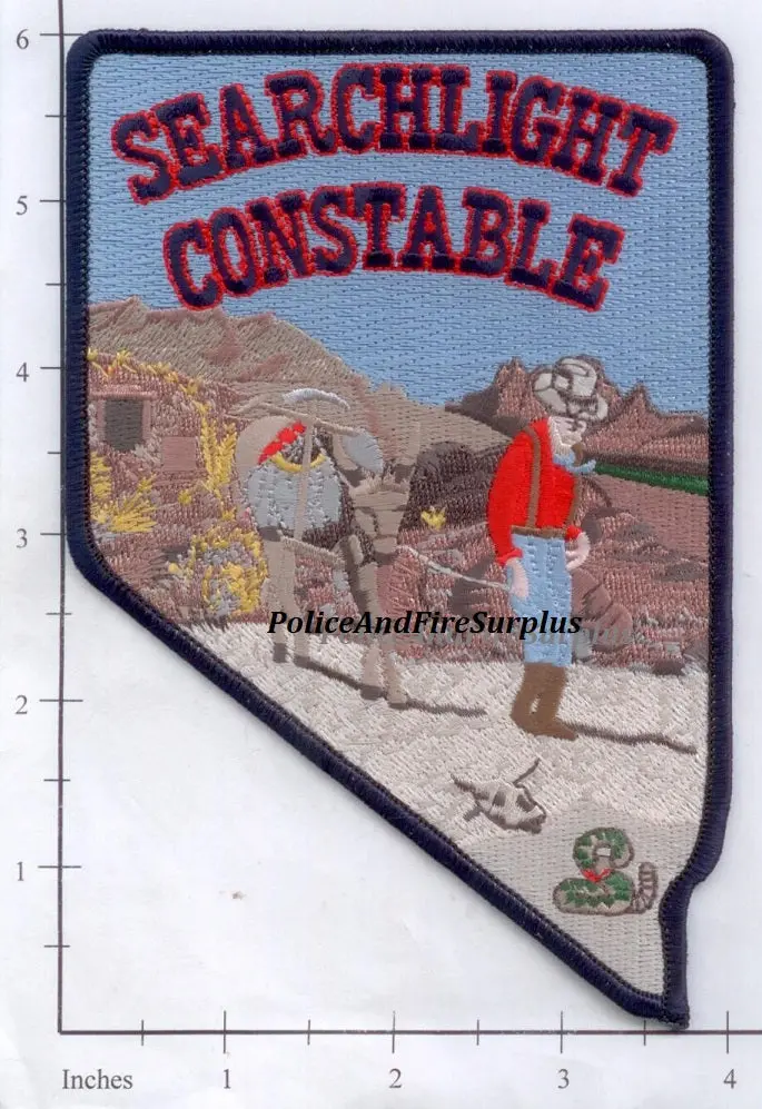 Nevada - Searchlight Constable Police Dept Patch 1