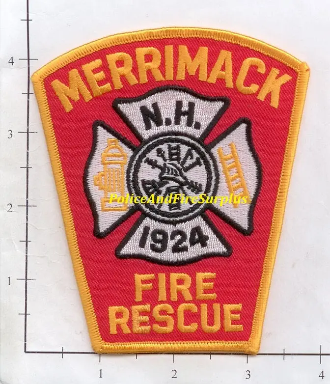 New Hampshire - Merrimack Fire Rescue Patch V1 1