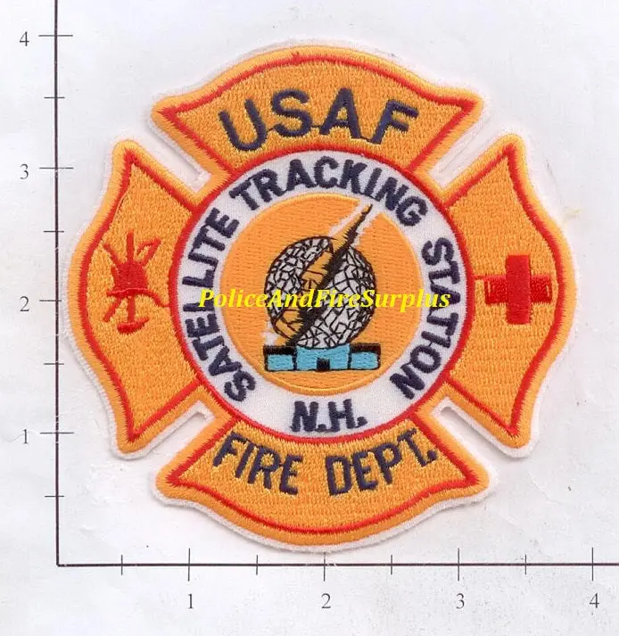 New Hampshire - Satellite Tracking Station Usaf Fire Dept Patch 1