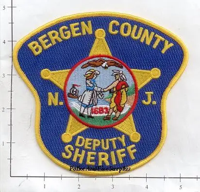 New Jersey - Bergen County Deputy Sheriff Police Dept Patch 1