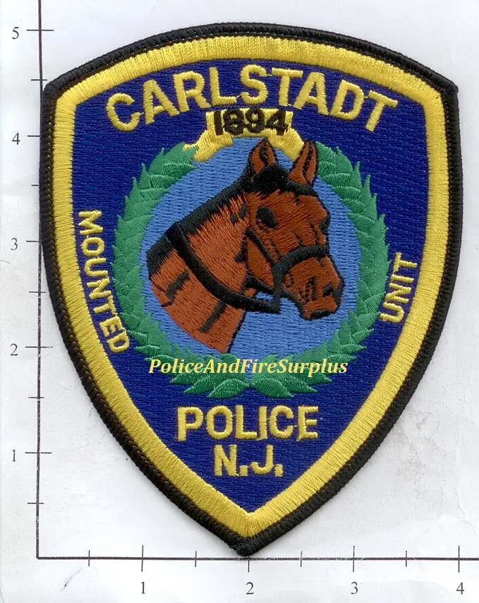 New Jersey - Carlstadt Mounted Unit Police Dept Patch 1