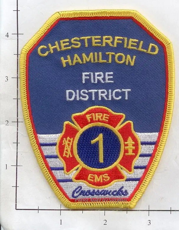 New Jersey - Chesterfield Hamilton Fire District Patch- Crosswicks 1