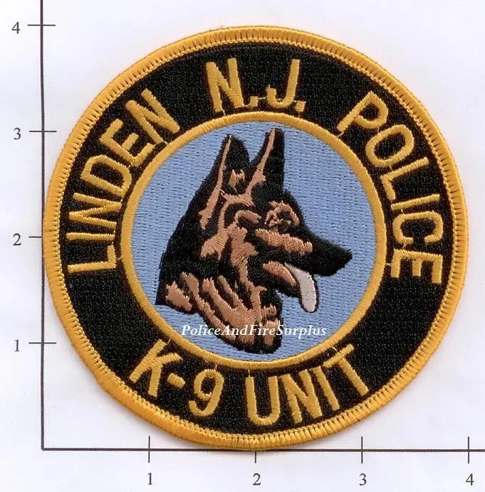 New Jersey - Linden Police K-9 Unit Dept Patch 1
