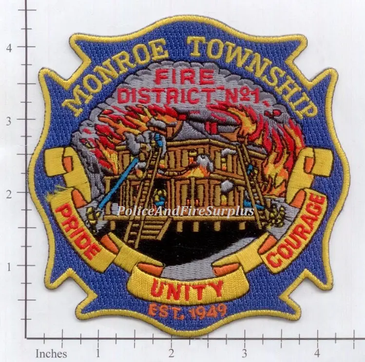 New Jersey  - Monroe Township District 1 Dept Patch 1