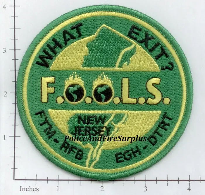 New Jersey - New Jersey Fools Fire Dept Patch 1