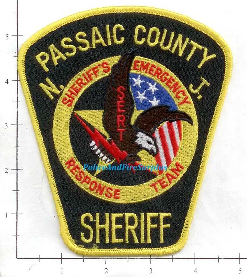 New Jersey - Passaic County Sheriff Emergency Response Team Police Dept Patch 1