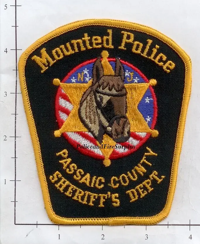 New Jersey - Passaic County Sheriff's Dept Mounted Unit Police Dept Patch 1