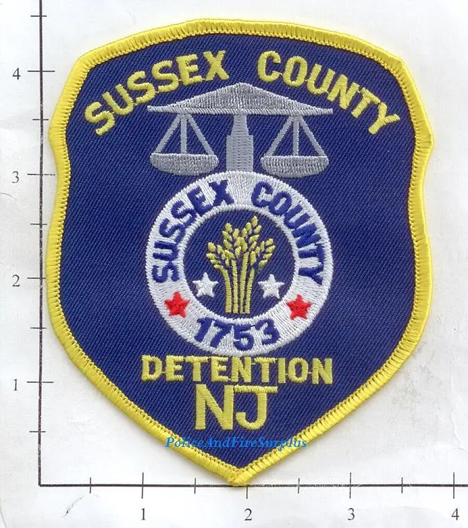New Jersey - Sussex County Detention Police Dept Patch 1