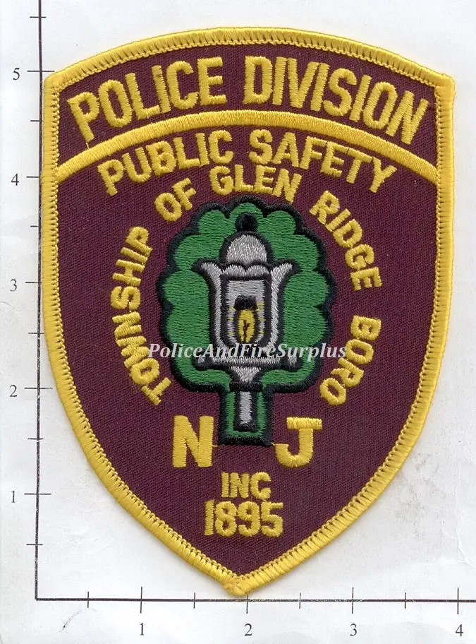New Jersey - Township Of Glen Ridge Boro Public Safety Police Dept Patch 1
