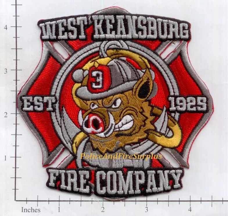 New Jersey - West Keansburg Fire Company 3 Fire Dept Patch 1