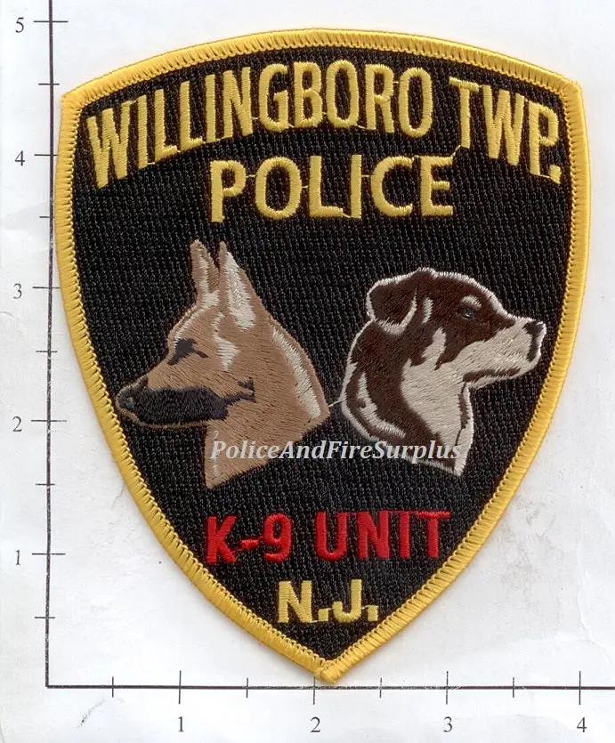 New Jersey - Willingboro Township K-9 Unit Police Dept Patch 1