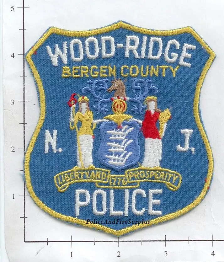 New Jersey - Wood-Ridge Police Dept Patch - Vintage 1