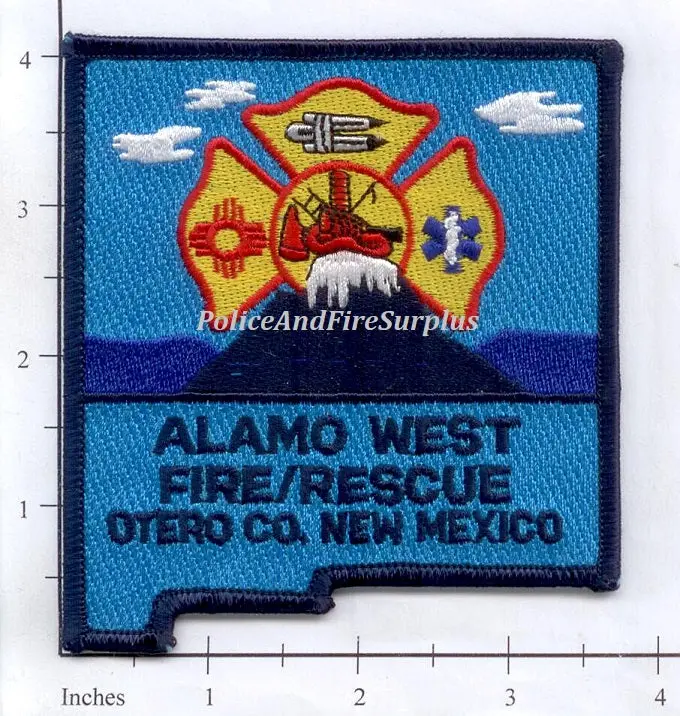 New Mexico - Alamo West Fire Rescue Patch 1