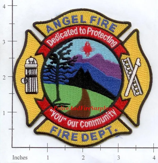 New Mexico - Angel Fire, Fire Dept Patch V2 1